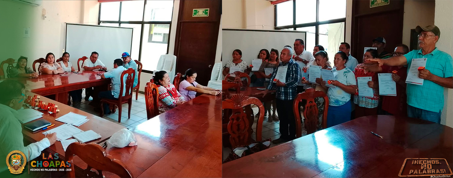 FORTALECE H. AYUNTAMIENTO LA PARTICIPACIÓN CIUDADANA EN LAS COLONIAS DE LAS CHOAPAS