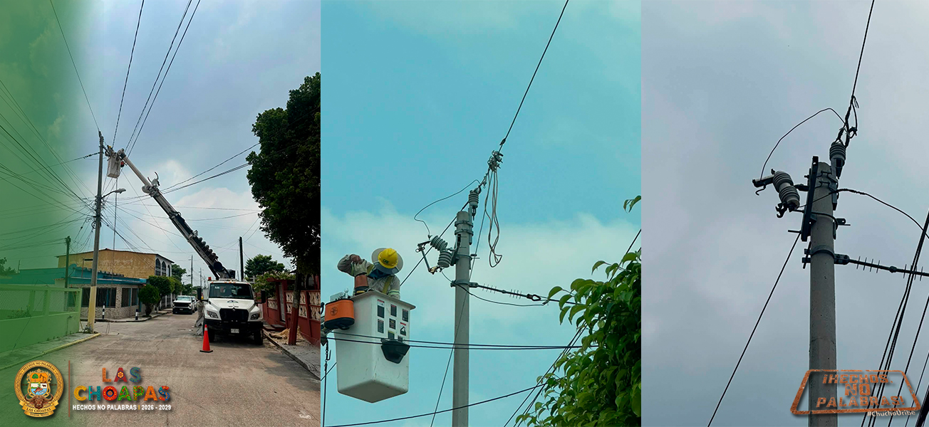  CFE RESPONDE ANTE AFECTACIONES POR LLUVIAS EN LA COLONIA ANÁHUAC