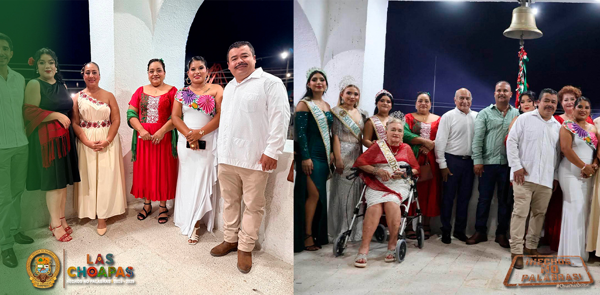 LAS CHOAPAS CELEBRÓ A MÉXICO