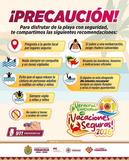 Vacaciones Seguras. La prevención salva vidas