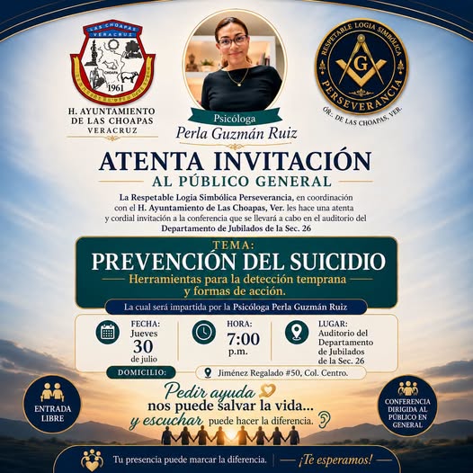 Conferencia: “Prevención del Suicidio