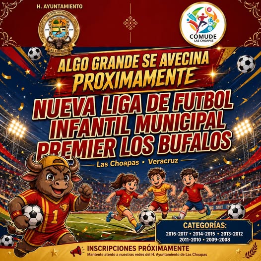 LIGA MUNICIPAL INFANTIL PREMIER “LOS BÚFALOS”