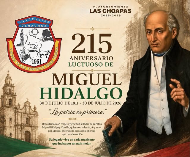 215.º Aniversario Luctuoso de Miguel Hidalgo y Costilla