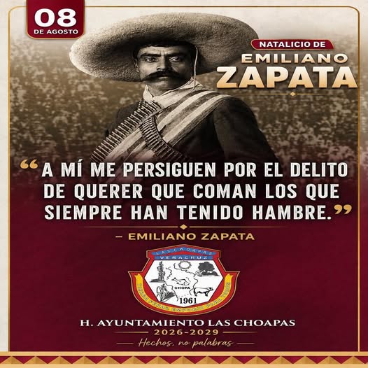 A 147 AÑOS DEL NATALICIO DE EMILIANO ZAPATA