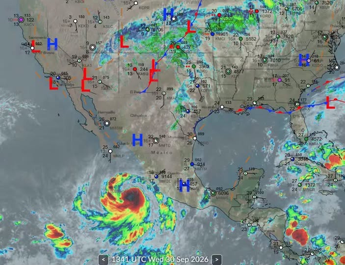 Los modelos de pronóstico indican para el estado de Veracruz, temperatura media por arriba de la normal la primera parte del periodo, y dentro de la normal el segundo; mientras tanto, la lluvia acumulada por arriba de la climatología en la mayor parte del estado. 