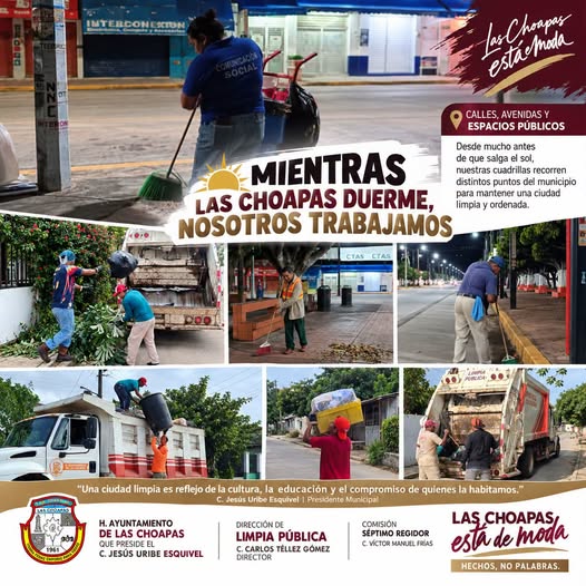 LAS CHOAPAS DESPIERTA CON UNA CIUDAD QUE YA ESTÁ EN MOVIMIENTO