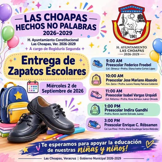  ENTREGA DE ZAPATOS ESCOLARES | HECHOS, NO PALABRAS