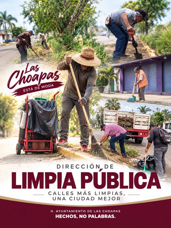 MIENTRAS LAS CHOAPAS DUERME, HAY QUIENES YA TRABAJAN POR UNA CIUDAD MÁS LIMPIA