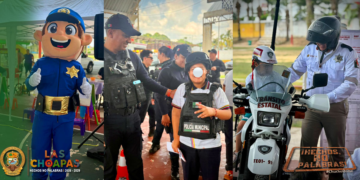 Seguridad Pública Municipal participa en la Feria de la Seguridad, organizada por Tránsito del Estado.