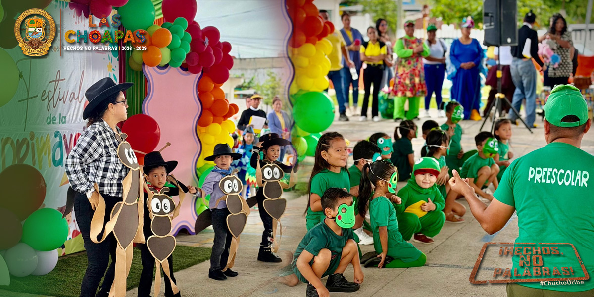 El DIF Municipal celebra el Festival de la Primavera en Las Choapas
