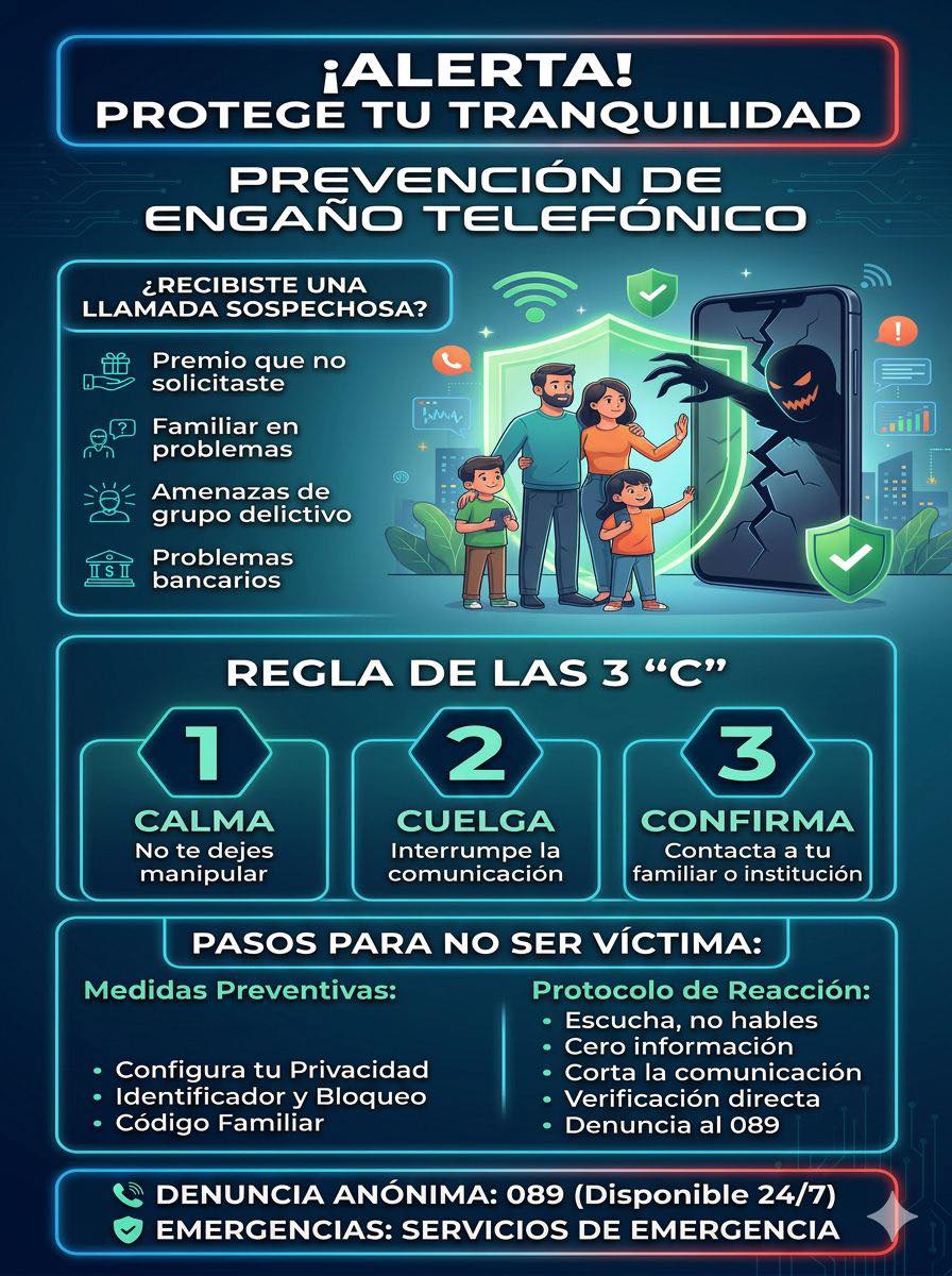 Prevención de engaño telefónico
