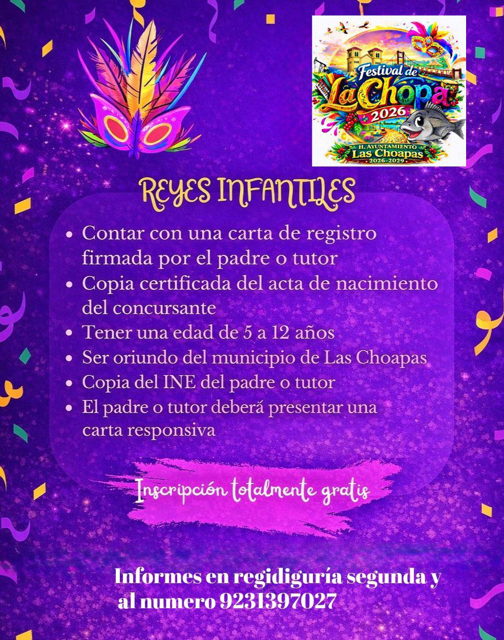 Festival de la Chopa-Reyes infantiles